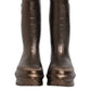 Dolce & Gabbana Metallic Bronze Pull On Rain Boots Shoes