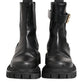 Dolce & Gabbana Black Gold DG Logo Trekking Calf Boots Shoes