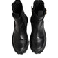 Dolce & Gabbana Black Gold DG Logo Trekking Calf Boots Shoes