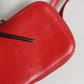 Dolce & Gabbana Red Leather Purse Phone Sling Crossbody Neck Strap Bag