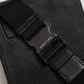Dolce & Gabbana Black Leather Logo Embossed Waist Fanny Pack Bag