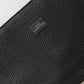 Dolce & Gabbana Black Leather Logo Embossed Waist Fanny Pack Bag