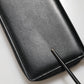 Dolce & Gabbana Black Leather DG Plaque Zip Around Continental Wallet