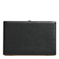 Dolce & Gabbana Black Leather Gold Frame Clutch Evening Party Purse Bag