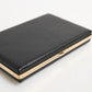 Dolce & Gabbana Black Leather Gold Frame Clutch Evening Party Purse Bag
