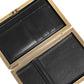 Dolce & Gabbana Black Leather Gold Frame Clutch Evening Party Purse Bag