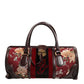Dolce & Gabbana Multicolor Leather Jacquard Velvet Travel Duffle Bag