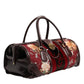 Dolce & Gabbana Multicolor Leather Jacquard Velvet Travel Duffle Bag