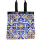 Dolce & Gabbana Multicolor Maiolica Print Tote Shoulder Strap Bag