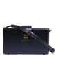 Dolce & Gabbana Blue DG BOX Lambskin Leather Crossbody Strap Bag