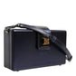 Dolce & Gabbana Blue DG BOX Lambskin Leather Crossbody Strap Bag