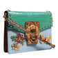 Dolce & Gabbana Blue Green LUCIA Embellished Crossbody Bag