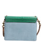 Dolce & Gabbana Blue Green LUCIA Embellished Crossbody Bag