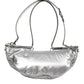 Dolce & Gabbana Silver Crystal-Embellished Belt Strap Bag
