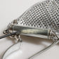 Dolce & Gabbana Silver Crystal-Embellished Belt Strap Bag