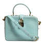 Dolce & Gabbana Mint Green Embossed Leather Padlock Shoulder Bag Womens Shoulder Bag