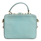 Dolce & Gabbana Mint Green Embossed Leather Padlock Shoulder Bag Womens Shoulder Bag