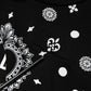Dolce & Gabbana Black Bandana Hooded Men Sweatshirt Sweater