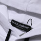 Dolce & Gabbana White Sacred Heart Hooded Sweatshirt Sweater