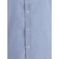 Finamore Light Blue Cotton Dress Shirt