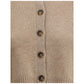 Loulou De Saison Beige Cashmere Cardigan
