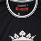 Dolce & Gabbana Dark Blue Venezia Crown Cotton Crew Neck T-shirt