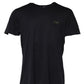 Dolce & Gabbana Dark Blue Logo Plaque Cotton Crewneck T-shirt