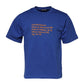 Dolce & Gabbana Blue Logo Graphic Cotton Crew Neck T-shirt