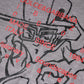 Dolce & Gabbana Gray Graphic Print Cotton Crew Neck T-shirt