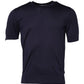 Dolce & Gabbana Dark Blue Silk Crew Neck Short Sleeves T-shirt