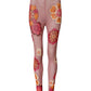 Dolce & Gabbana Pink Floral Leggings Stretch Waist Pants
