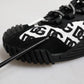 Dolce & Gabbana Black Logo Lace Up Low Top NS1 Sneakers