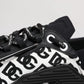 Dolce & Gabbana Black Logo Lace Up Low Top NS1 Sneakers