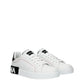 Dolce & Gabbana White Leather Low Top Sneakers