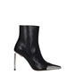 Off-White Black Leather Ankle Boots