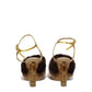 Fendi Brown Mink Strap-On Sandals