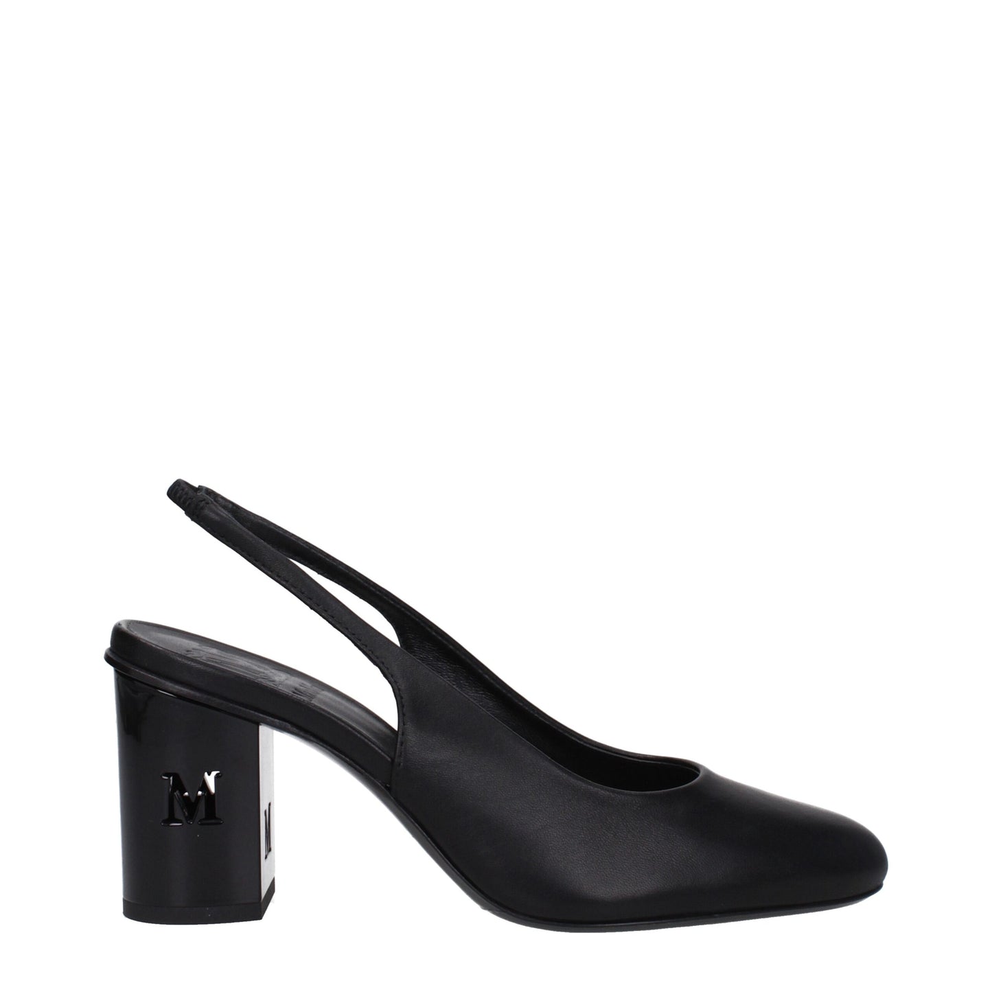 Max Mara Black Leather Pumps