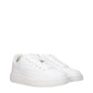 Burberry White Leather Low Top Sneakers