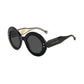 Carolina Herrera Black Acetate Sunglasses