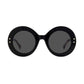 Carolina Herrera Black Acetate Sunglasses