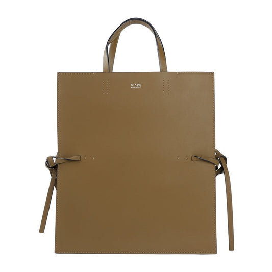 Giada Chocolate Brown Calfskin Women Handbag