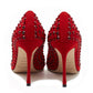 Sergio Rossi Red Calfskin Women Pump