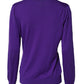 Dolce & Gabbana Purple Wool Knit V-neck Cardigan Sweater