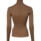 Dolce & Gabbana Brown Knit Long Sleeves Turtleneck Sweater