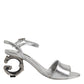 Dolce & Gabbana Silver KEIRA Heels Ankle Strap Sandals Shoes
