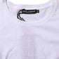 Dolce & Gabbana White Short Sleeves Crew Neck Top T-shirt