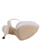 Dolce & Gabbana White Satin Platform Heels Sandals Shoes
