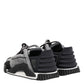 Dolce & Gabbana Black Gray NS1 Low Top Sneakers Shoes