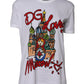 Dolce & Gabbana White DG Loves Moscow Crew Neck T-shirt