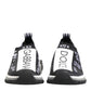 Dolce & Gabbana Black White Sorrento Low Top Sneakers Shoes